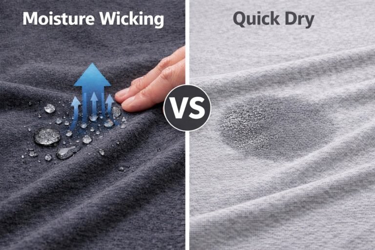 Moisture Wicking vs Quick Dry Fabric: Key Differences, Benefits & Best Uses