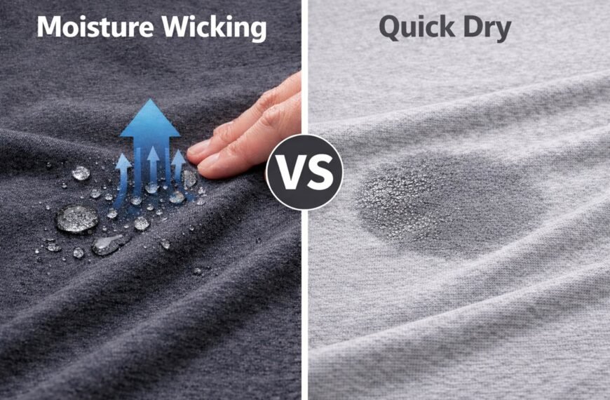 Moisture Wicking vs Quick Dry Fabric: Key Differences, Benefits & Best Uses