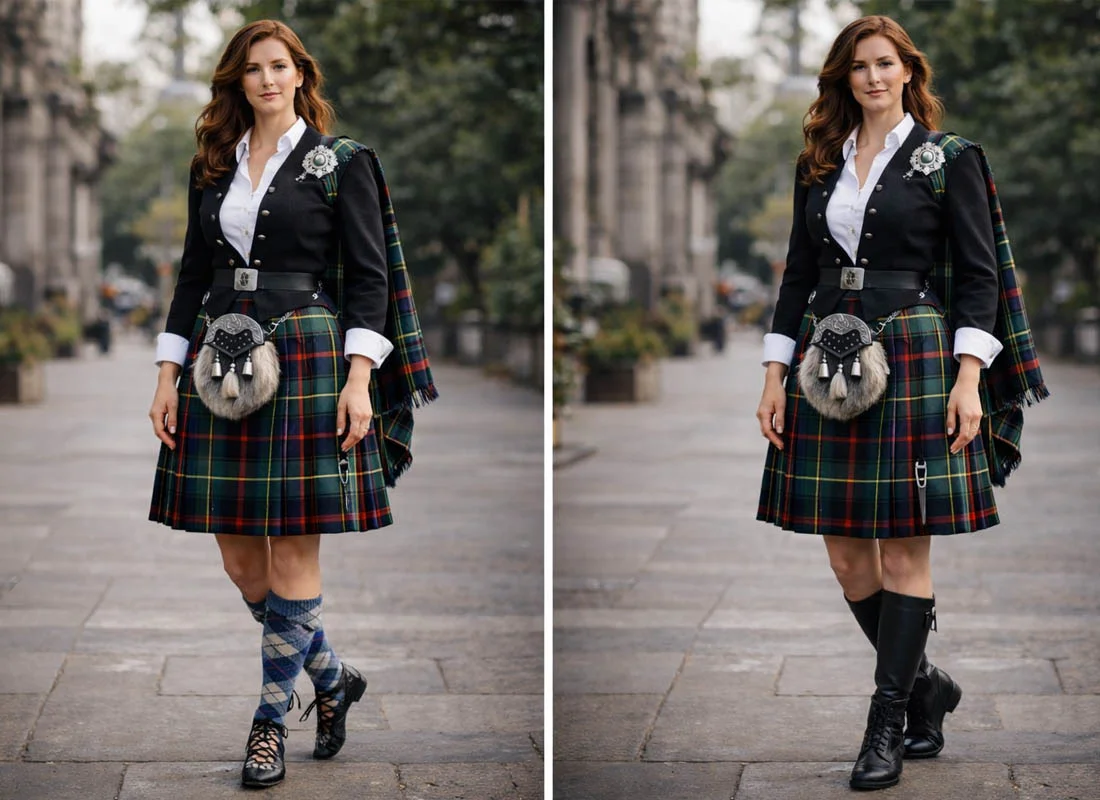 Elegant Women’s Tartan Kilts for Modern & Classic Looks